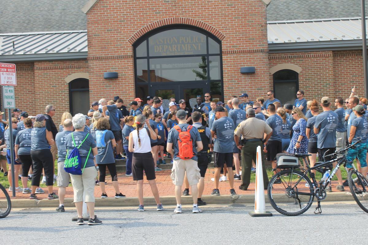 Law enforcement torch run for Special Olympics