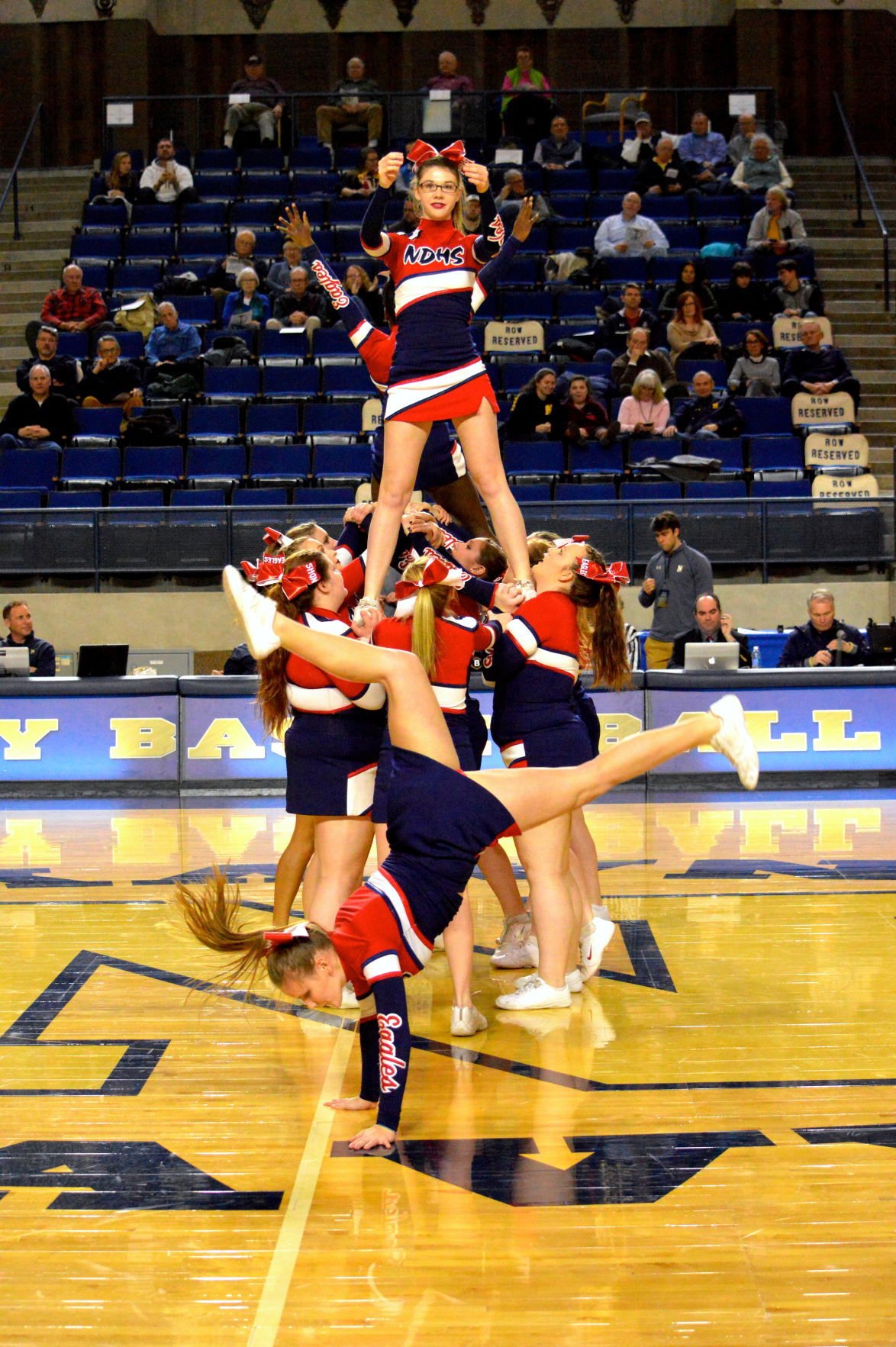 Spectacular Spectacle: North Dorchester High School cheer squad ...