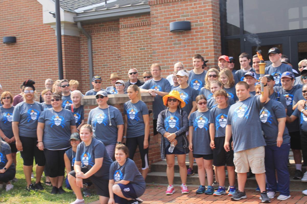 Law enforcement torch run for Special Olympics