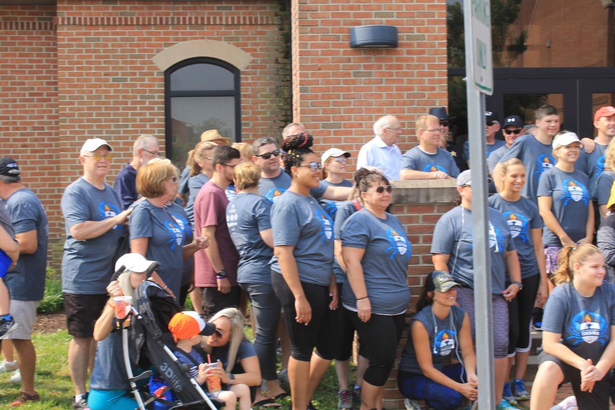 Law enforcement torch run for Special Olympics
