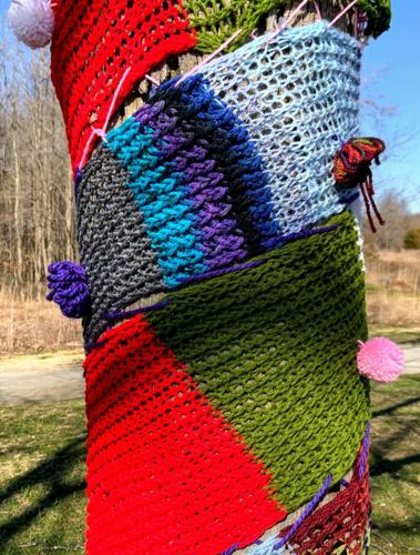 A yarn storm is brewing: Artists to bring graffiti knitting to trees at ...