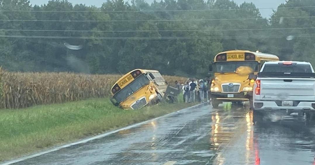Caroline County school bus slides off Holly Road | Local | stardem.com