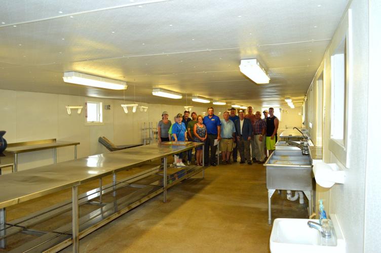 Gov. Larry Hogan visits Russell Hall Seafood