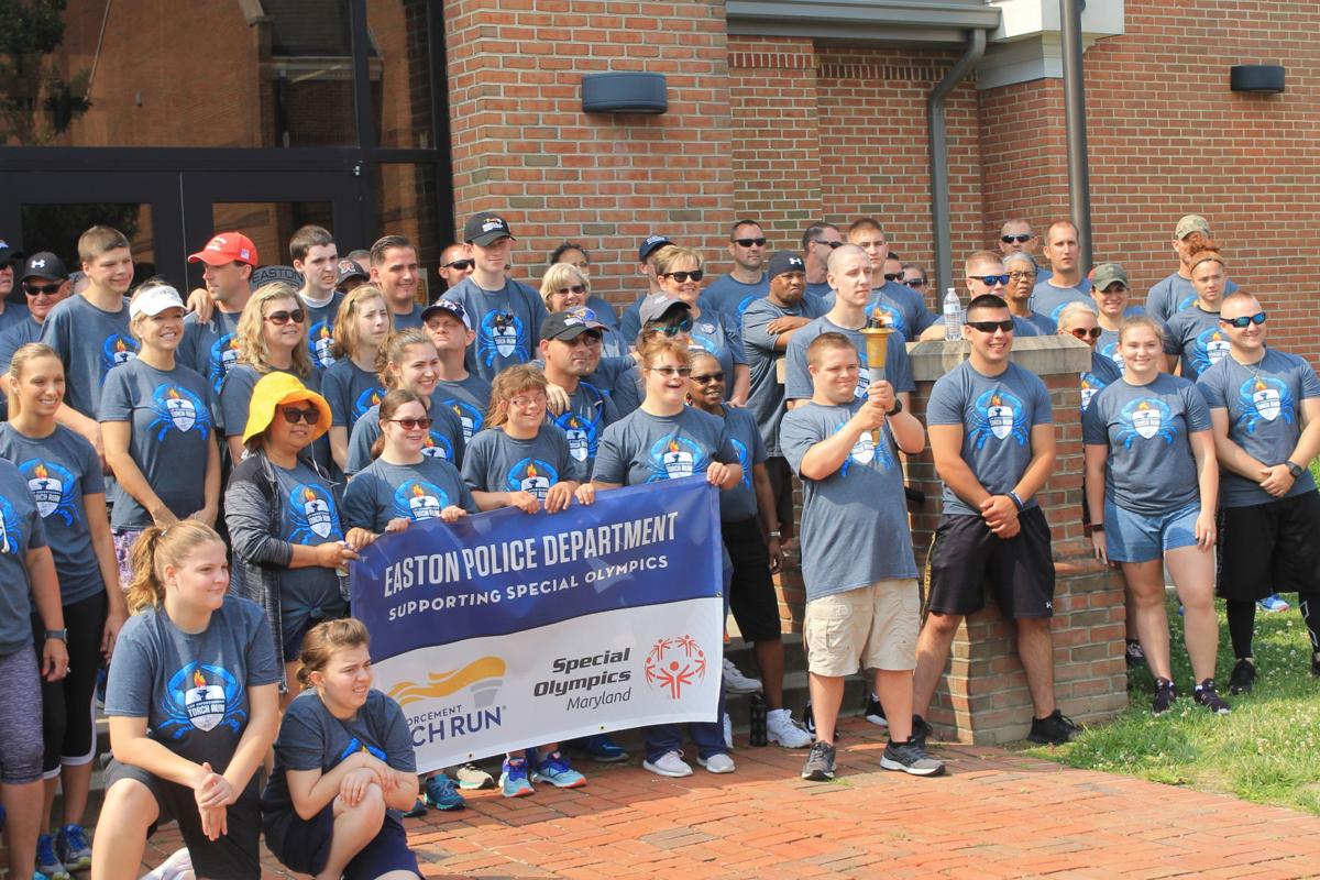 Law enforcement torch run for Special Olympics
