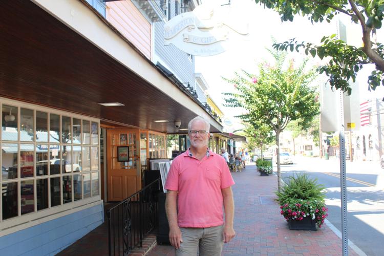 Craig Schury, owner of Pemberton Pharmacy & Gift outside the store.