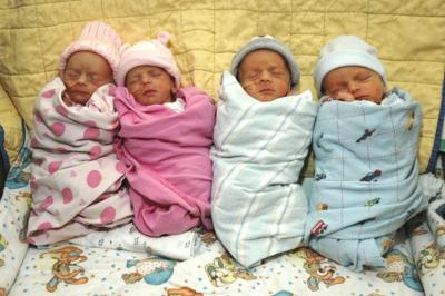 Quadruplet newborns mean ‘a lot of help’ from family ...