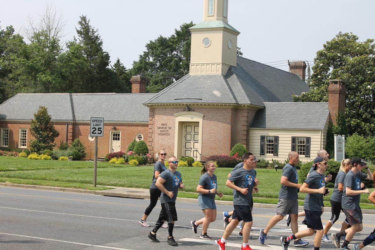 Law enforcement torch run for Special Olympics