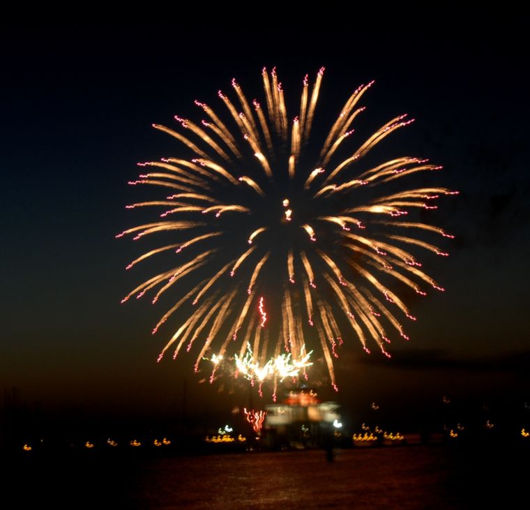 Cambridge Independence Day Fireworks Photos