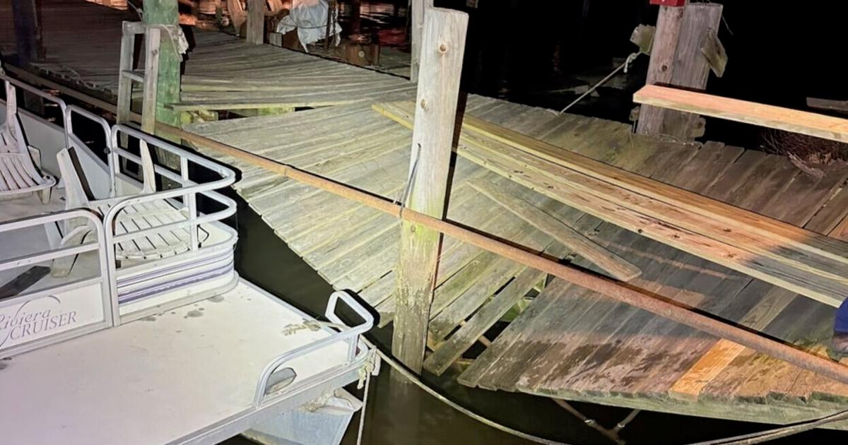 Pier collapses while patient being transported from boat | Local ...