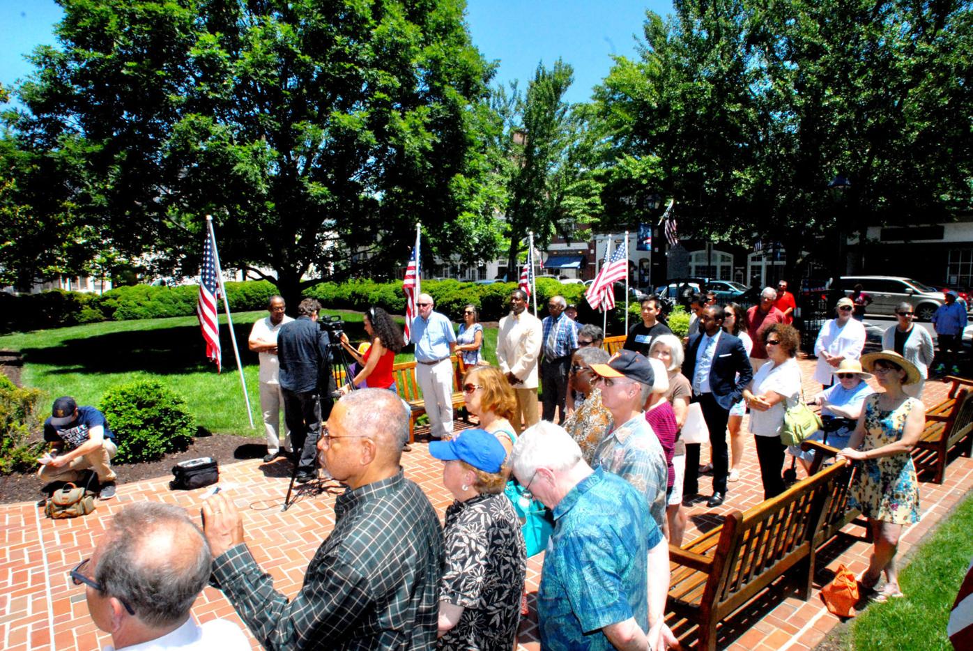 NAACP rallies to remove Talbot Boys statue