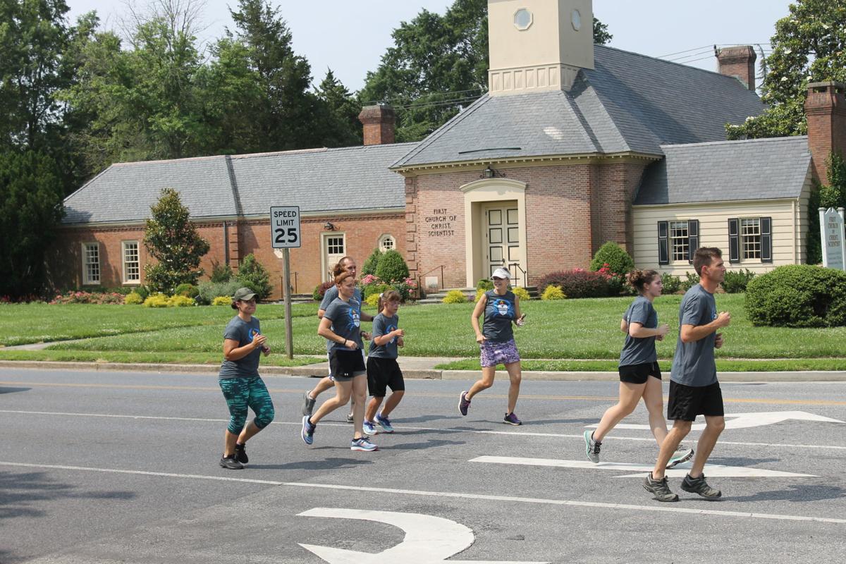 Law enforcement torch run for Special Olympics