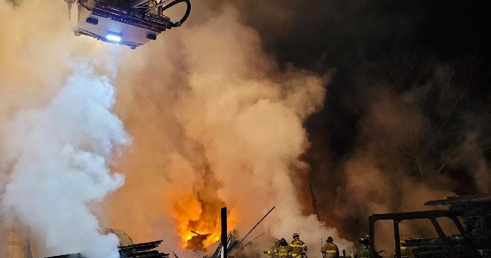 Commercial building, lumber yard fire causes $500K in damage | Local ...