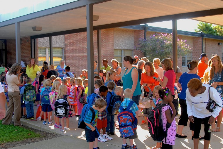 First Day of School at Preston Elementary Back to School