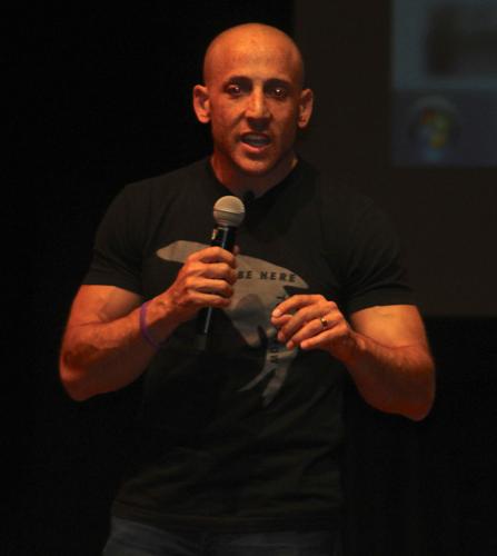 Kevin Hines speaks about suicide prevention at Chesapeake College ...