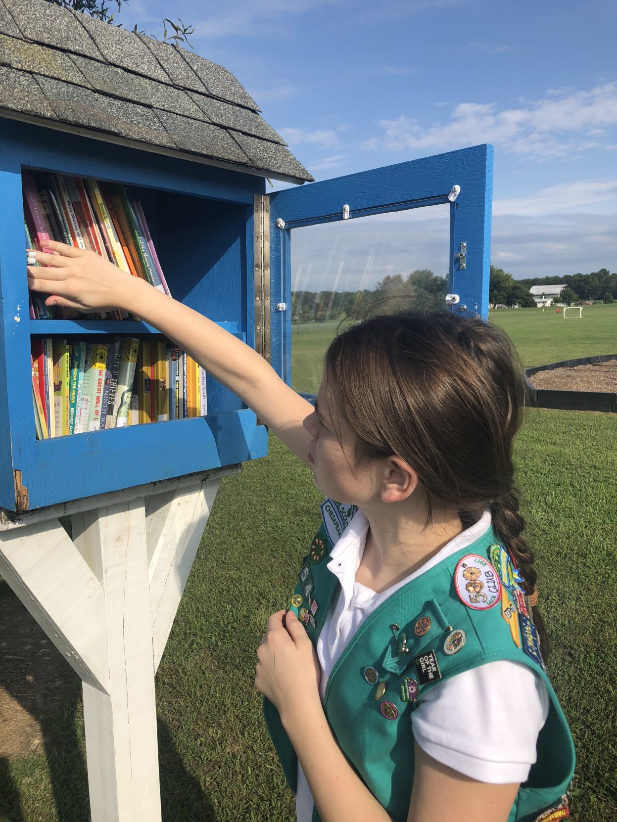 Caroline Girl Scouts Create Little Free Libraries | Life | Stardem.com