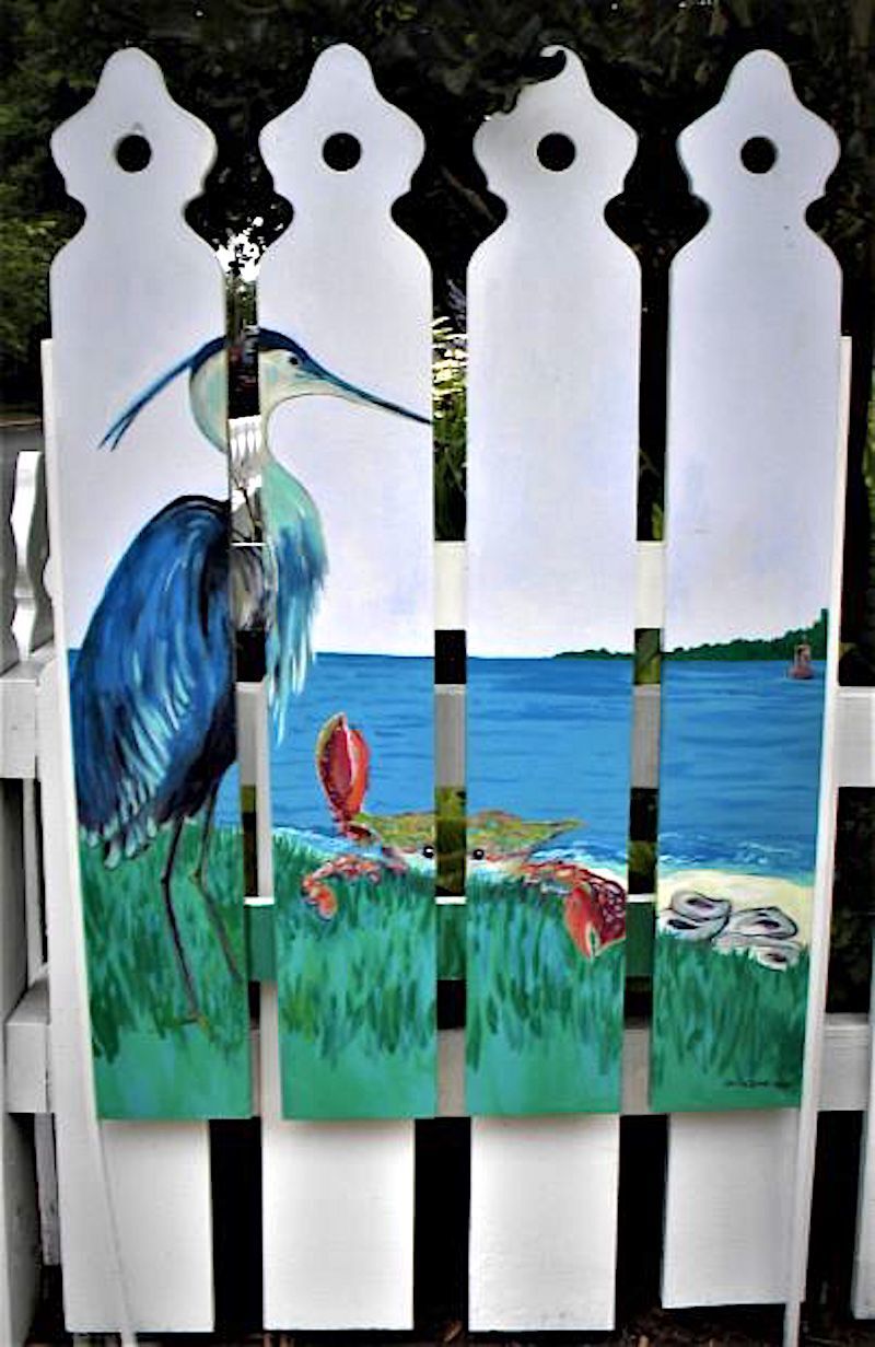 Shore scenes come to life on Oxford Picket Fences Local