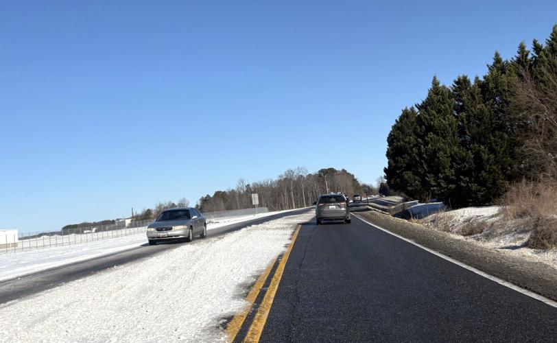 Snow on road