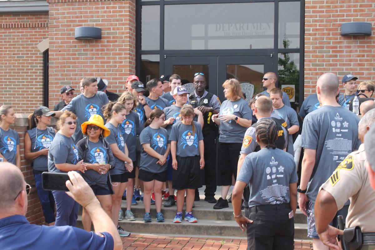 Law enforcement torch run for Special Olympics