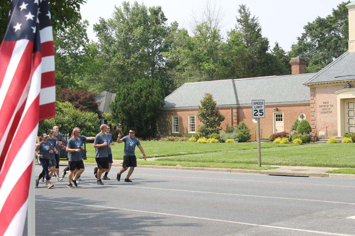 Law enforcement torch run for Special Olympics