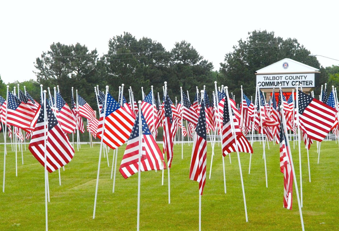 Memorial Day Flags for Veterans Volunteers step up to place flags in ...
