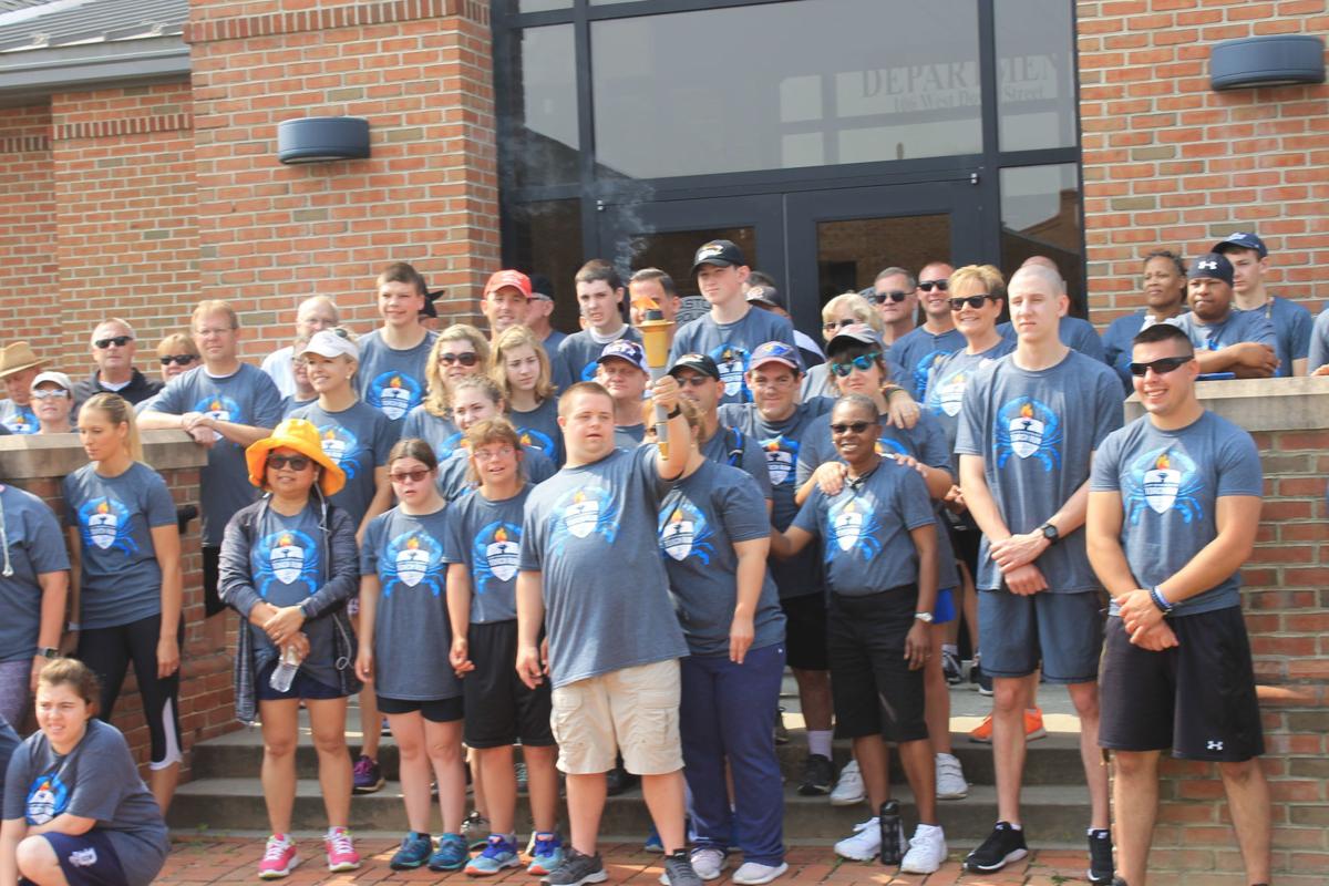 Law enforcement torch run for Special Olympics