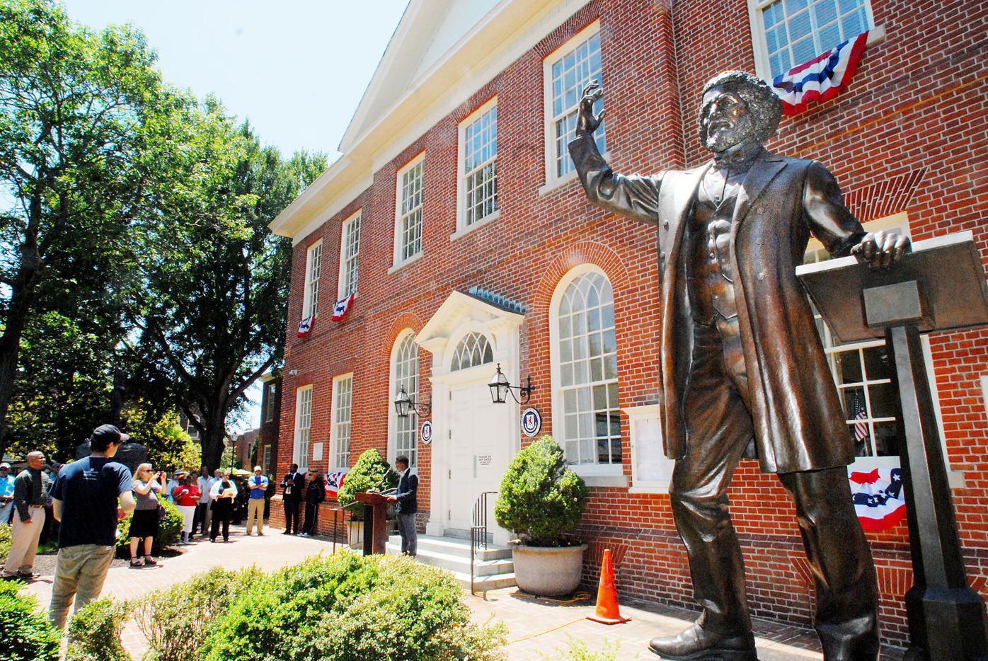 NAACP rallies to remove Talbot Boys statue