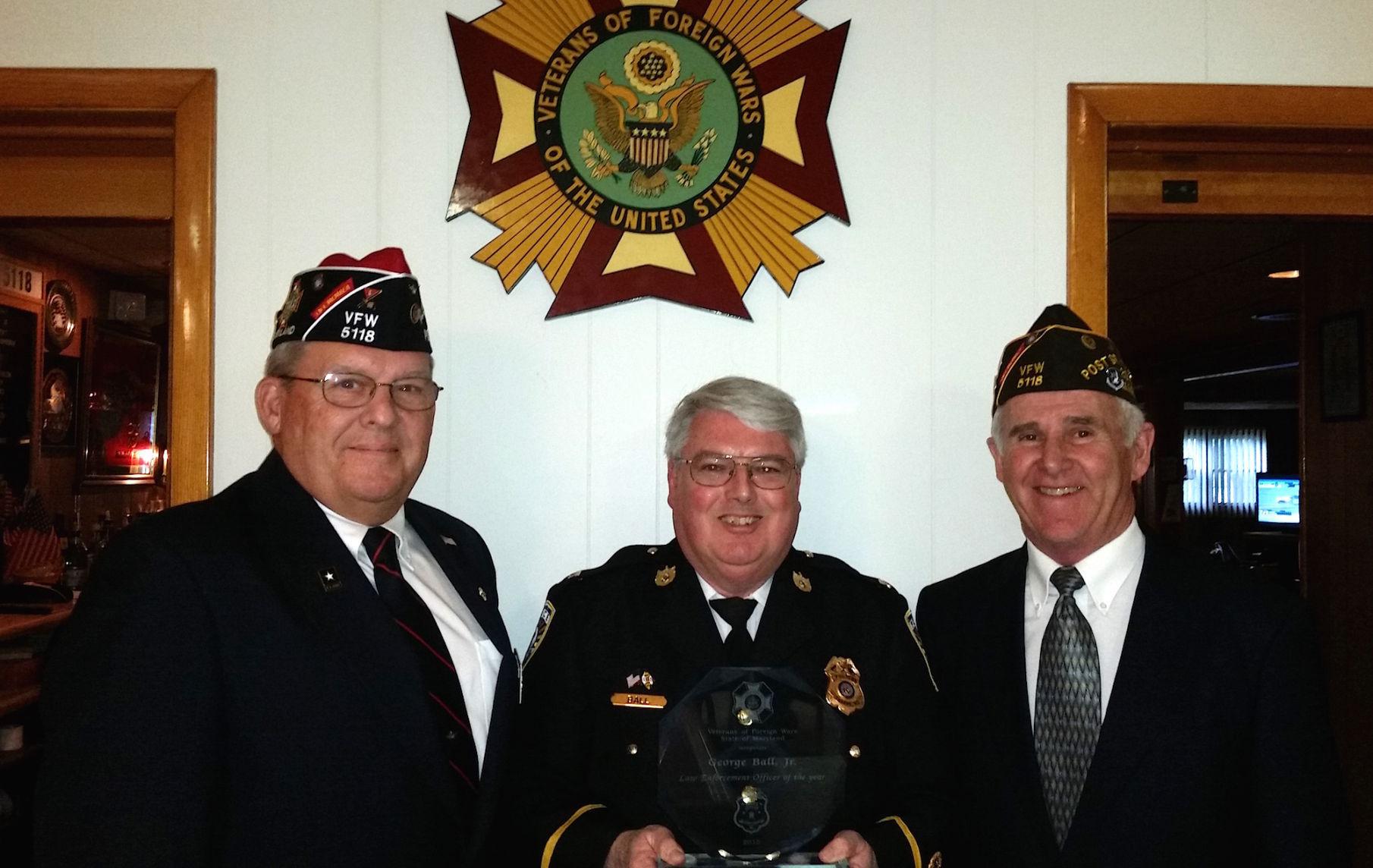 Trappe police chief honored as VFW Law Enforcement Officer of the Year