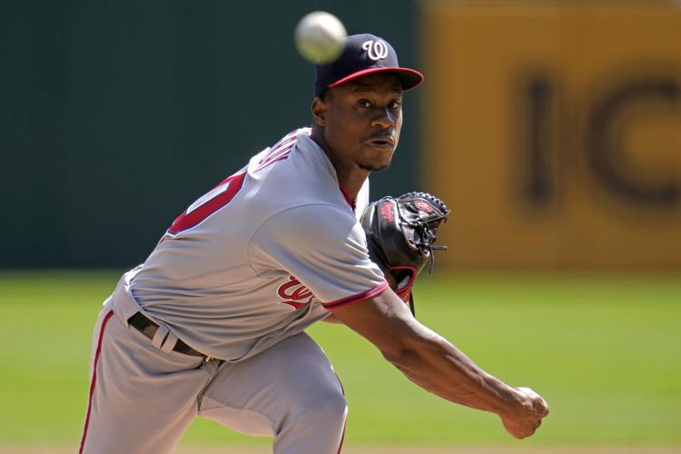 Washington Nationals' Josiah Gray ended up looking like pitcher