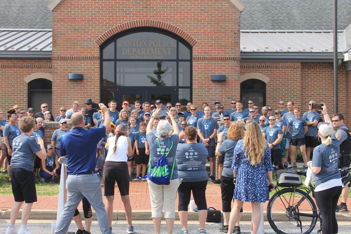Law enforcement torch run for Special Olympics