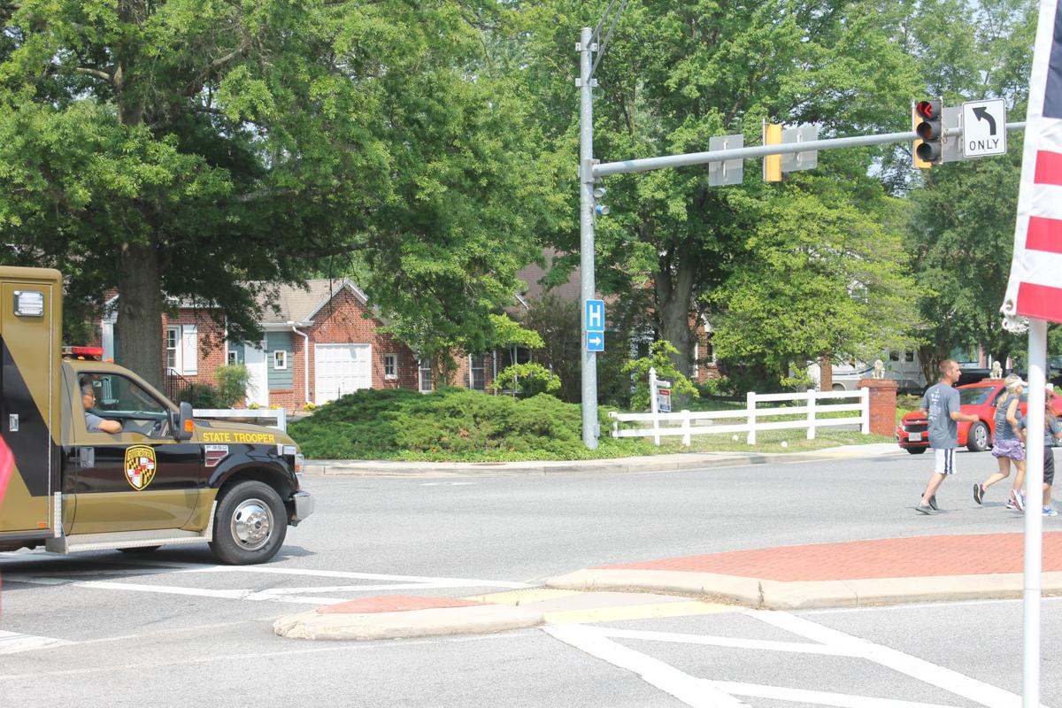 Law enforcement torch run for Special Olympics