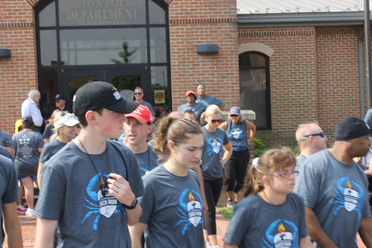 Law enforcement torch run for Special Olympics