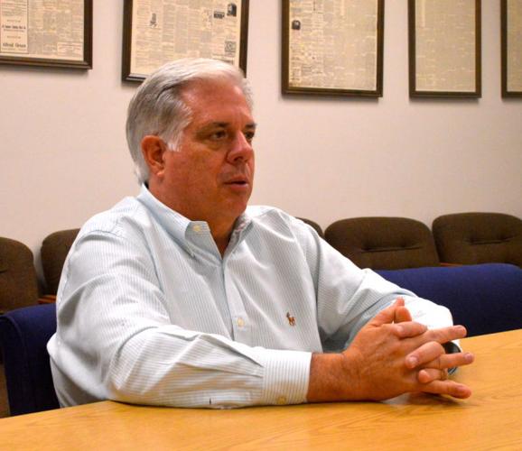 Larry Hogan visits The Star Democrat