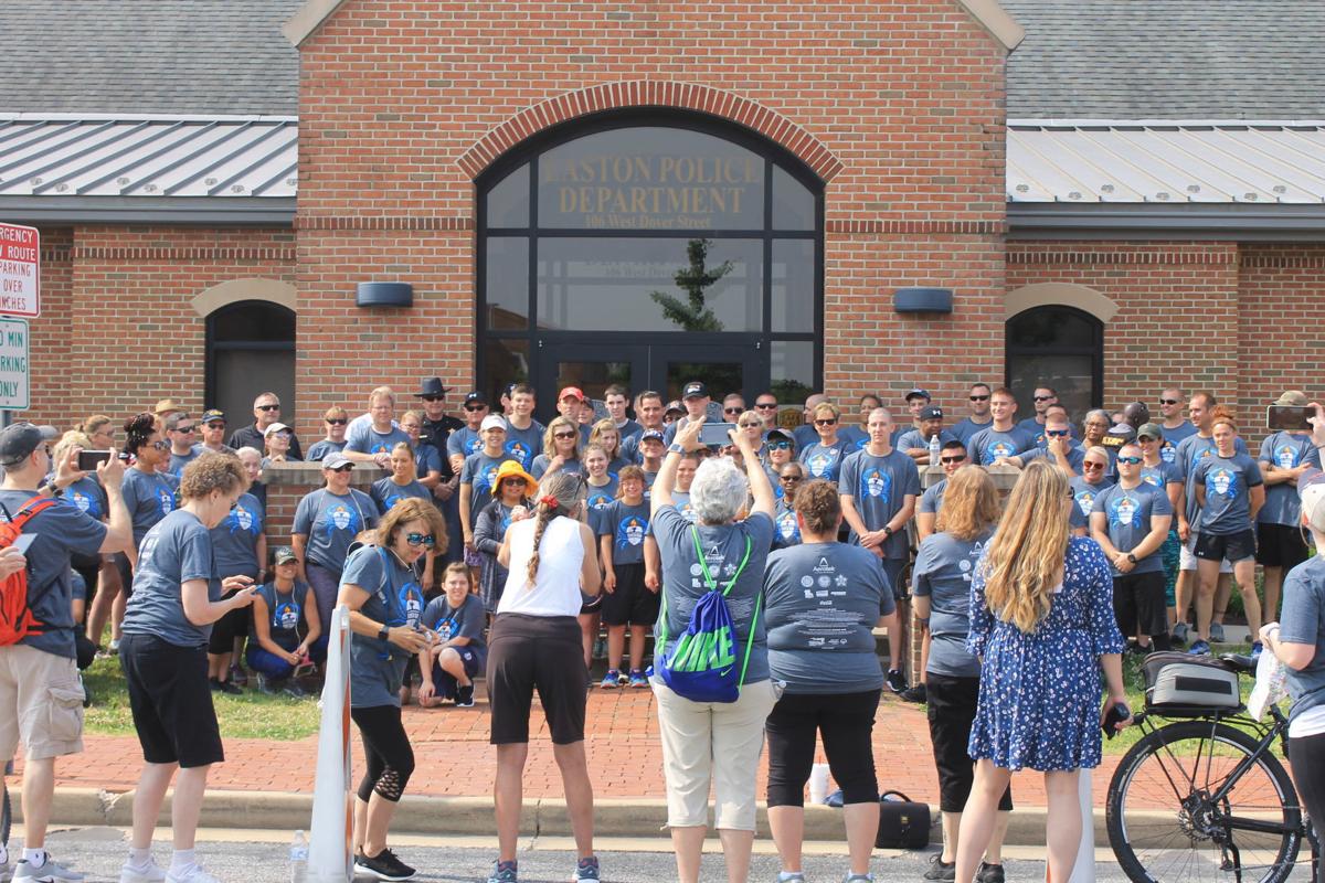 Law enforcement torch run for Special Olympics