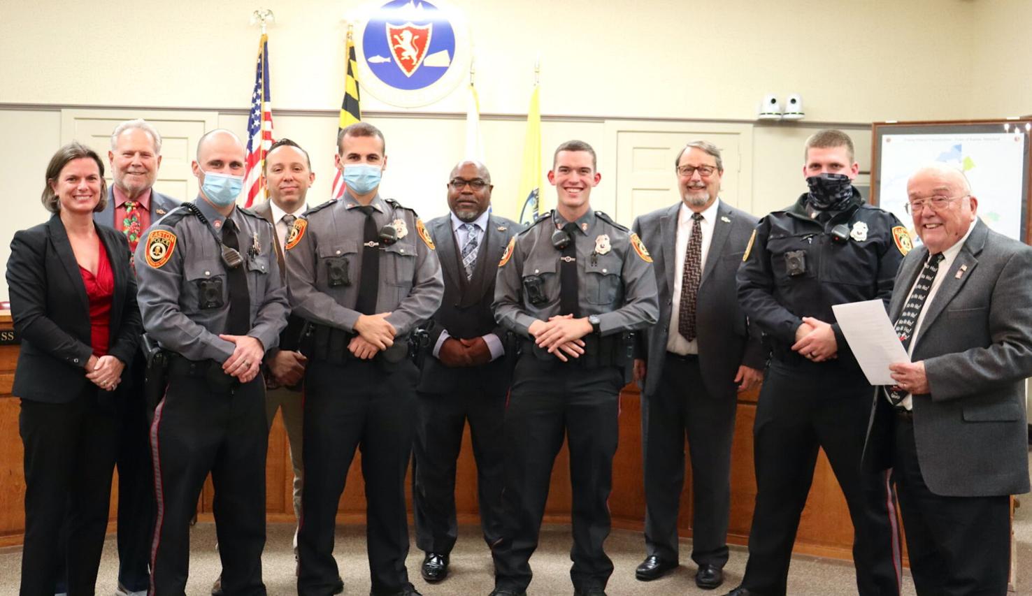 Easton Police Department five new officers Local