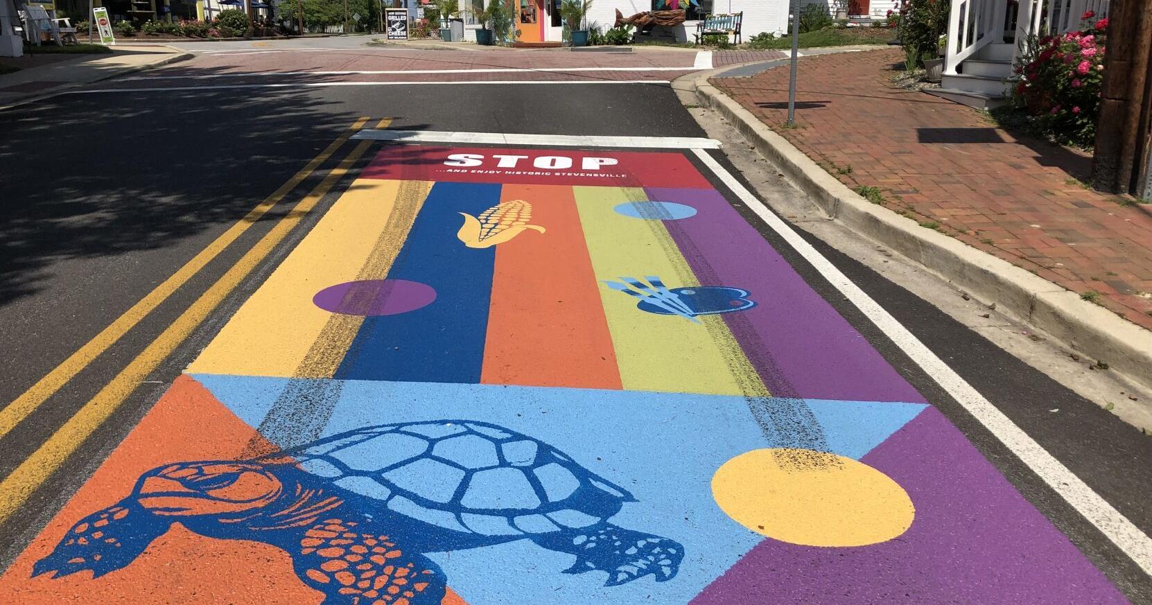 Vibrant road mural designed to attract visitors - Vimarsana News