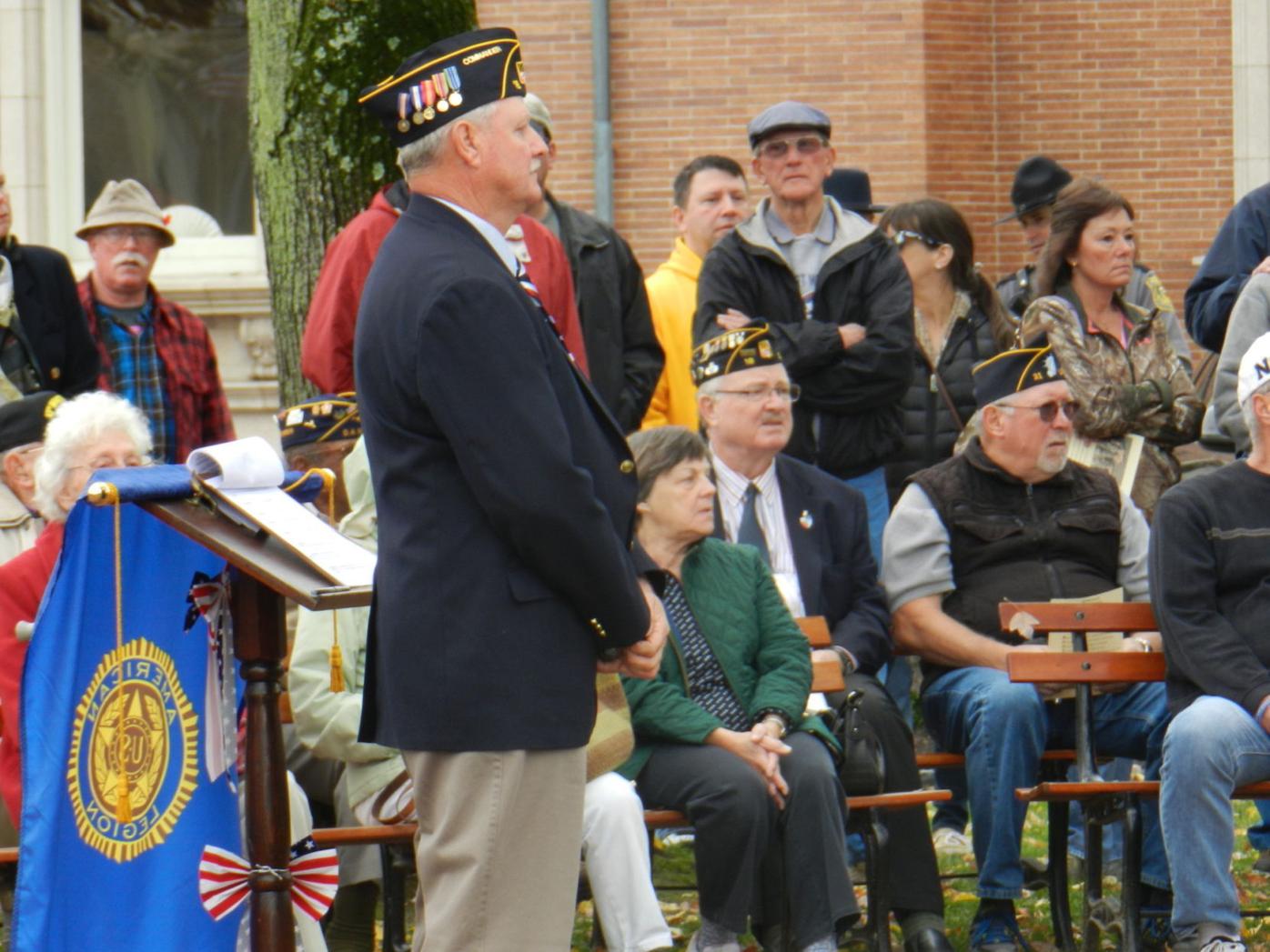 Veterans Day Ceremony held by American Legion Post 18 Local