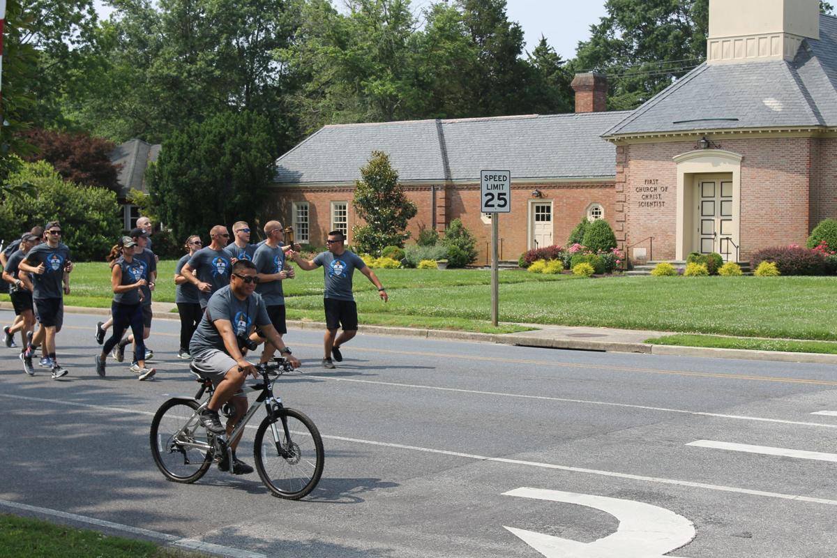Law enforcement torch run for Special Olympics