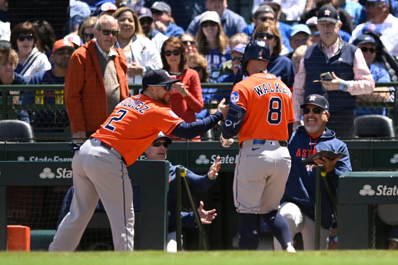 Christian Walker's 2 homers powers Astros past Cubs 3-0 as Chicago drops  7th straight | Sports | stardem.com