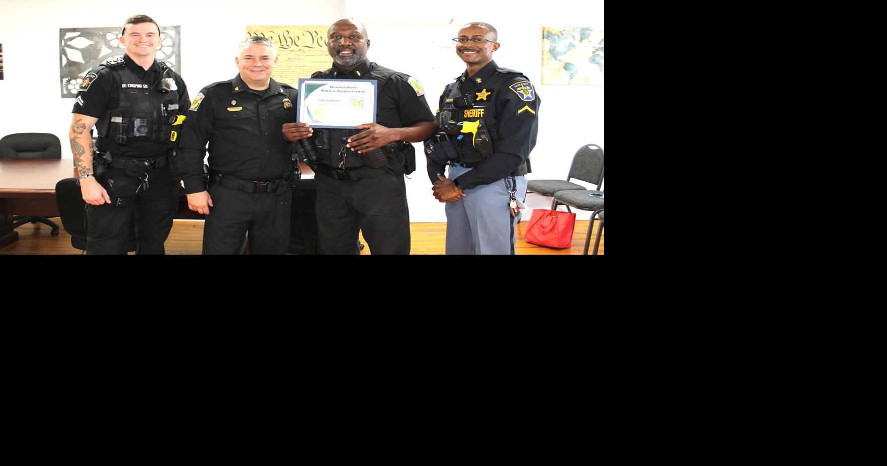 Greensboro PD's Trams promoted, Paugh joins Sheriff's Office