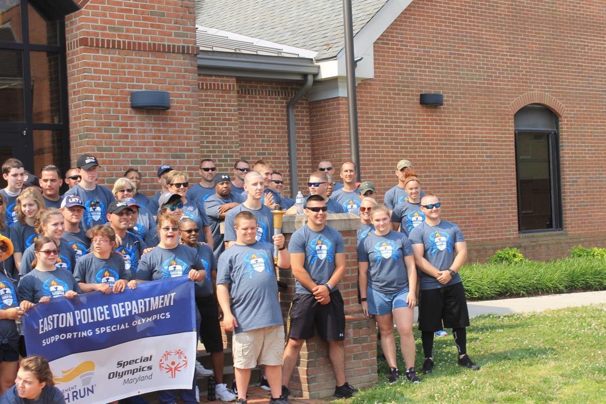 Law enforcement torch run for Special Olympics
