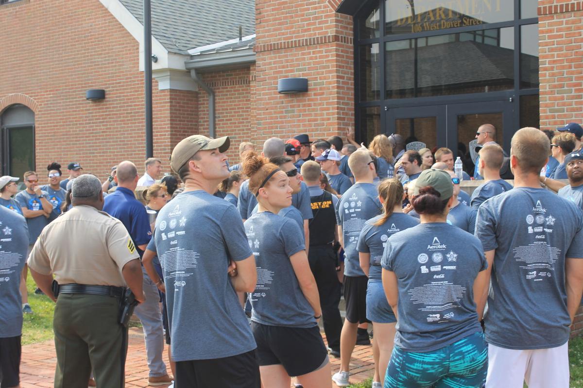 Law enforcement torch run for Special Olympics