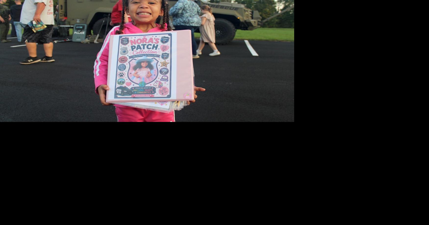 'Collecting kindness': Girl, 4, amasses collection of police patches