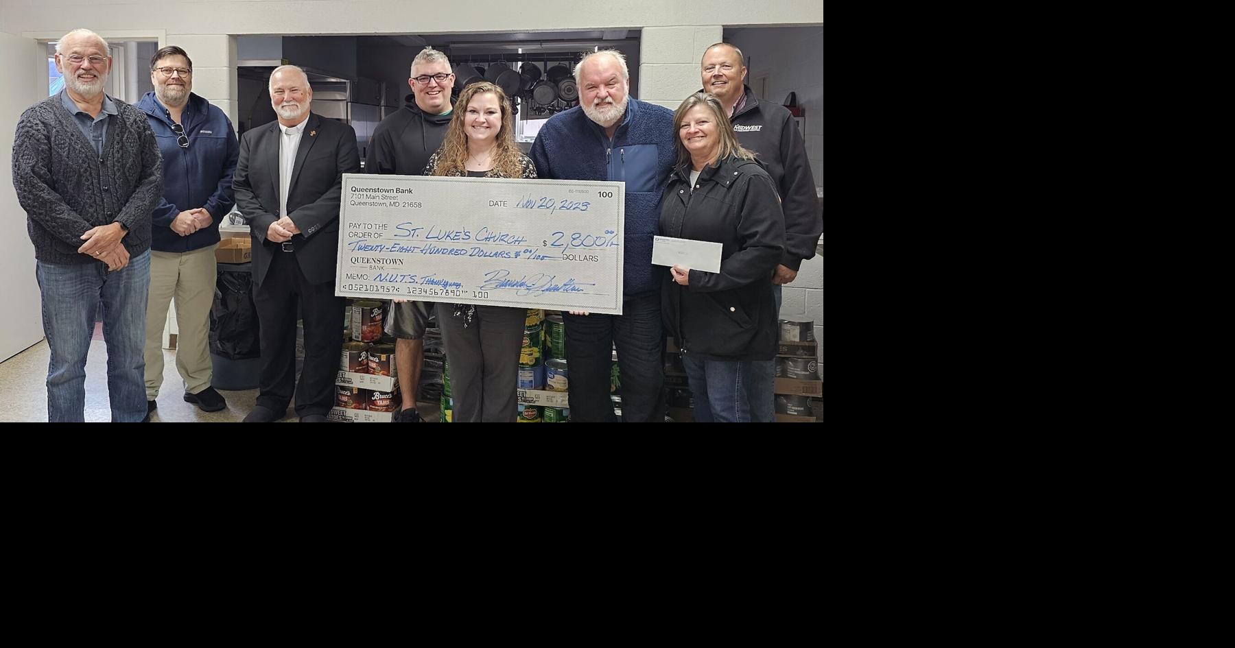 Queenstown bank employees raise Thanksgiving dinner monies Business