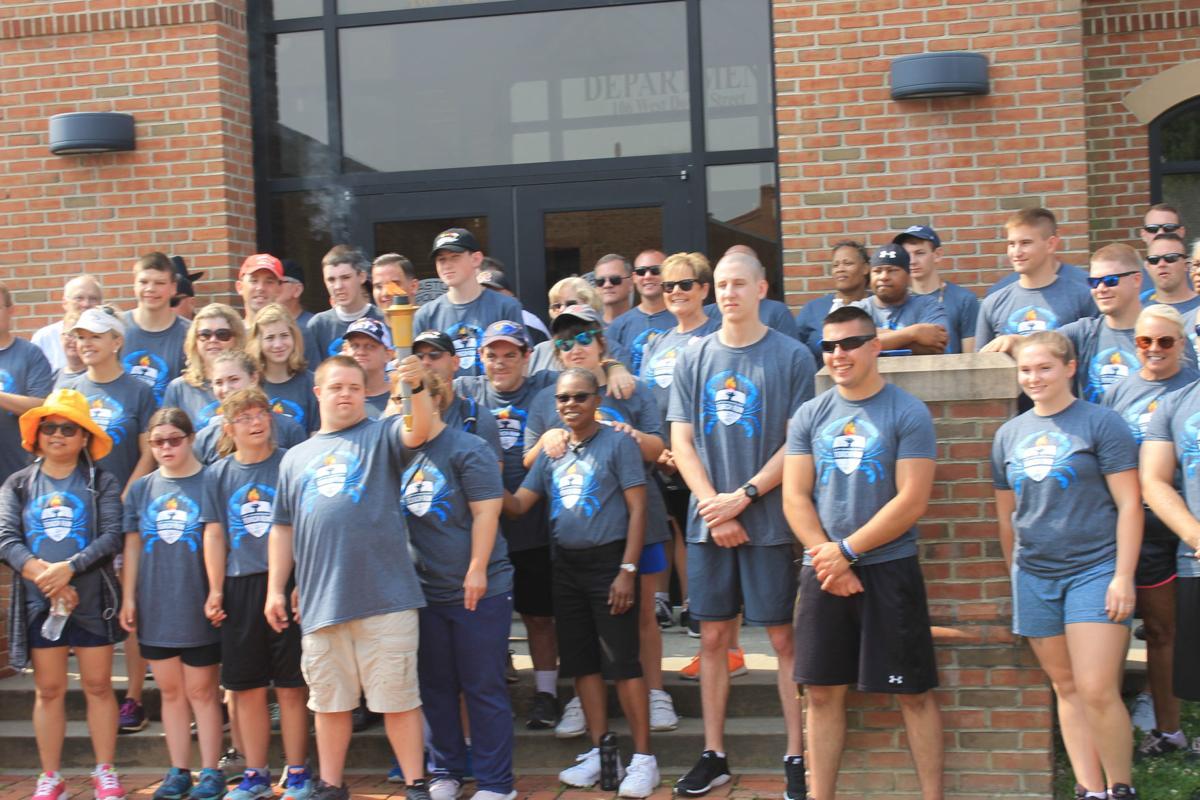 Law enforcement torch run for Special Olympics