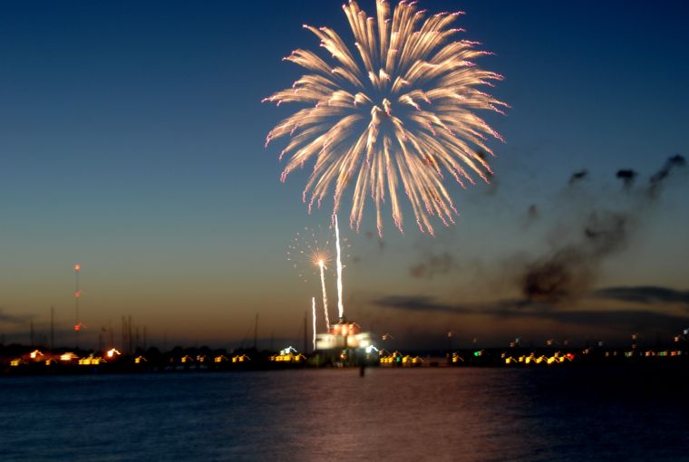 Cambridge Independence Day Fireworks Photos