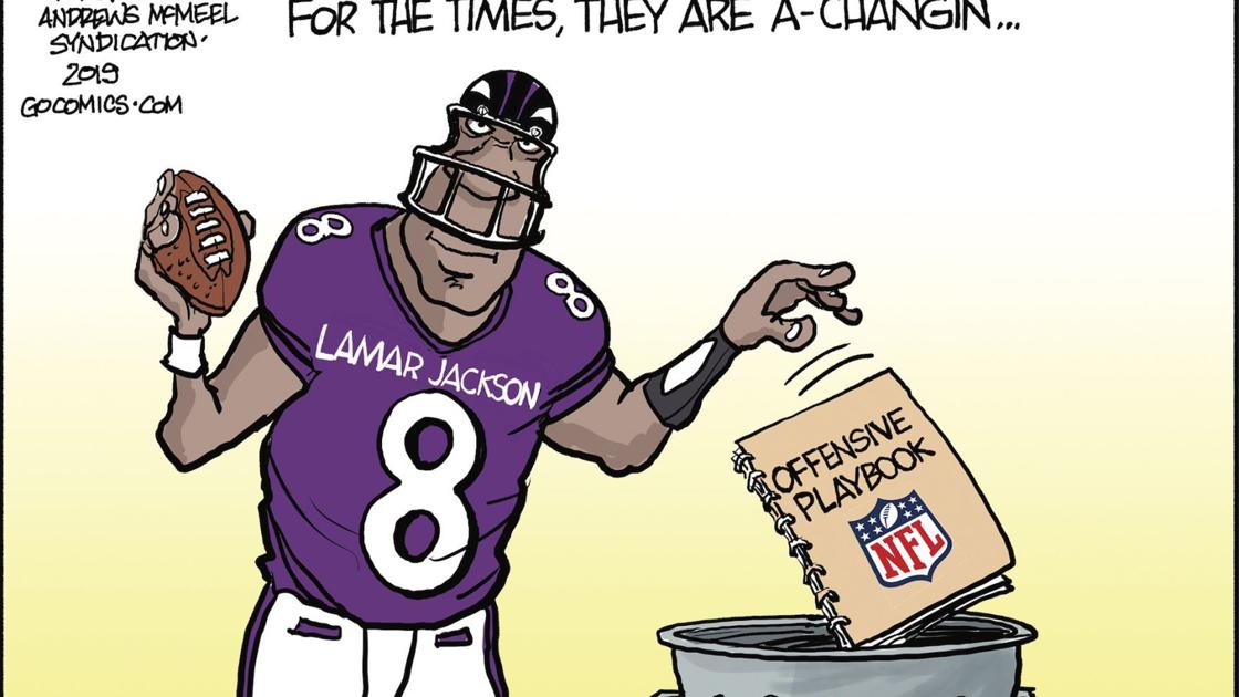 Lamar Jackson Cartoon - Ricig S World Of Sports Hopes For The New