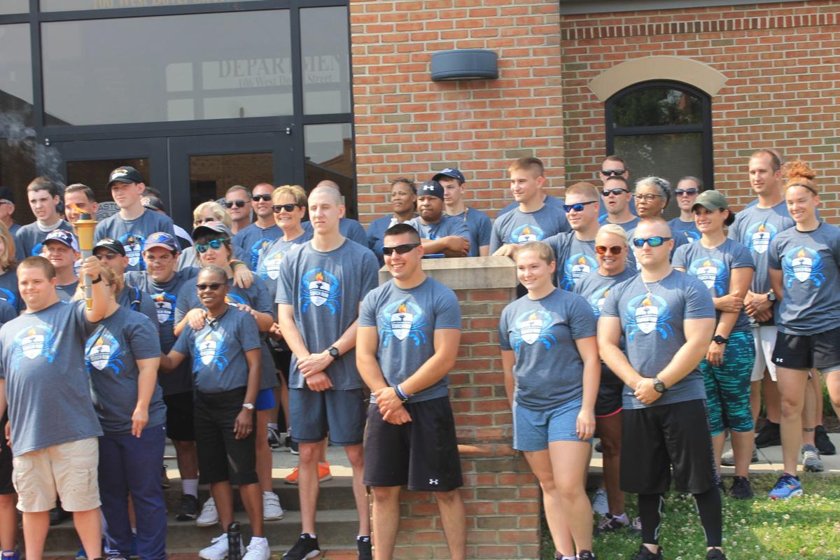 Law enforcement torch run for Special Olympics