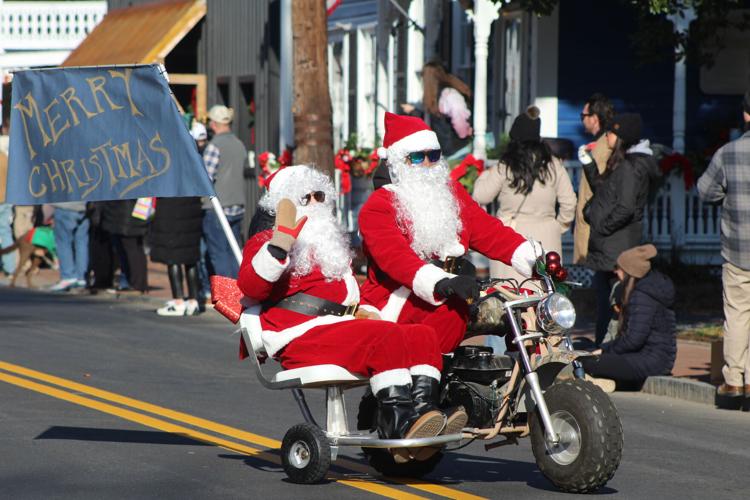 Motorcycle Santas