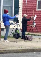 Plein Air painters visit downtown Denton
