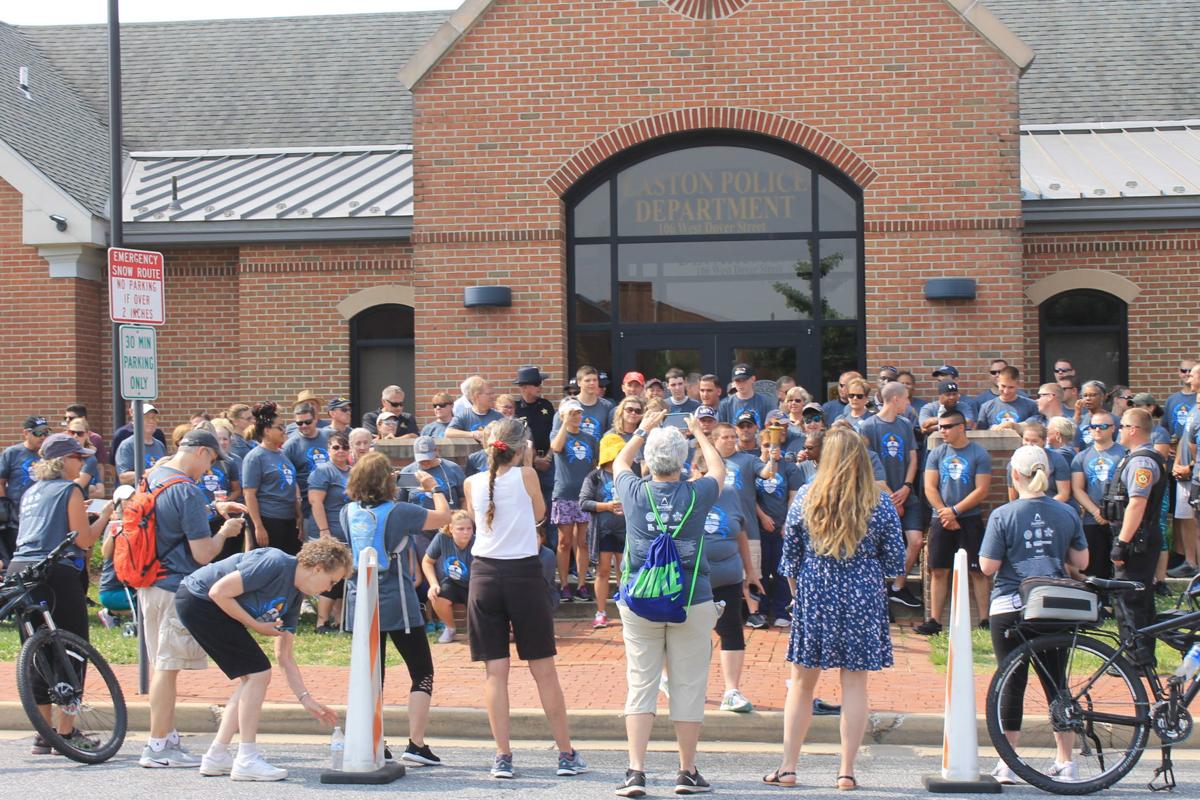 Law enforcement torch run for Special Olympics